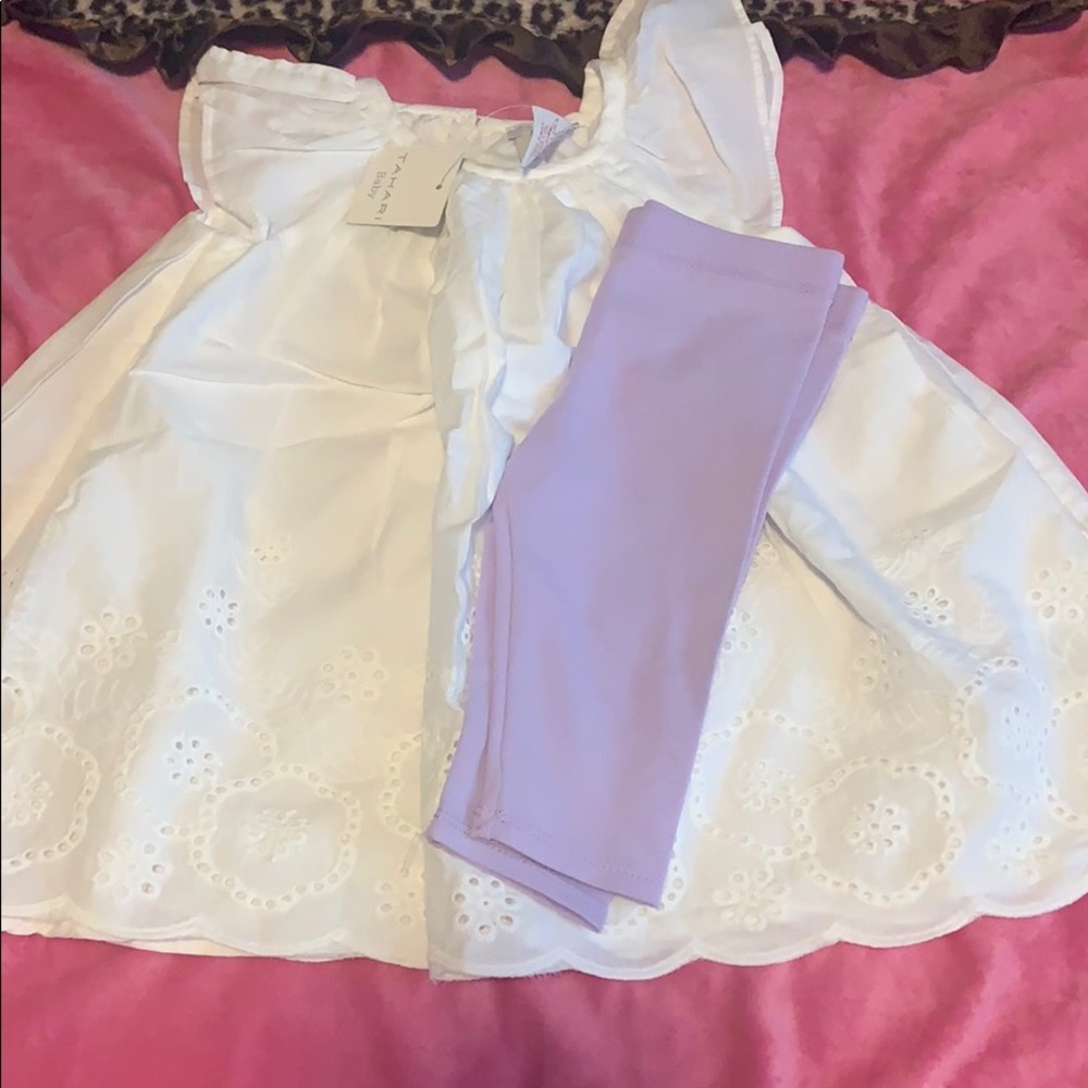 New with tags baby girl dead with leggings